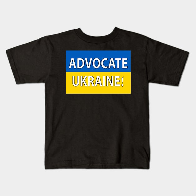 Advocate Ukraine Kids T-Shirt by Wickedcartoons